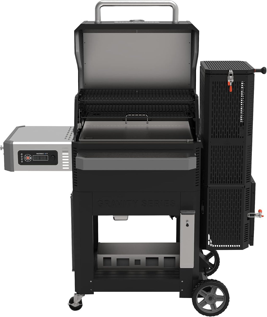 Masterbuilt Gravity Series 800 Digital Charcoal Griddle, Grill and Smoker Combo + Masterbuilt Lump Charcoal (16 lbs)