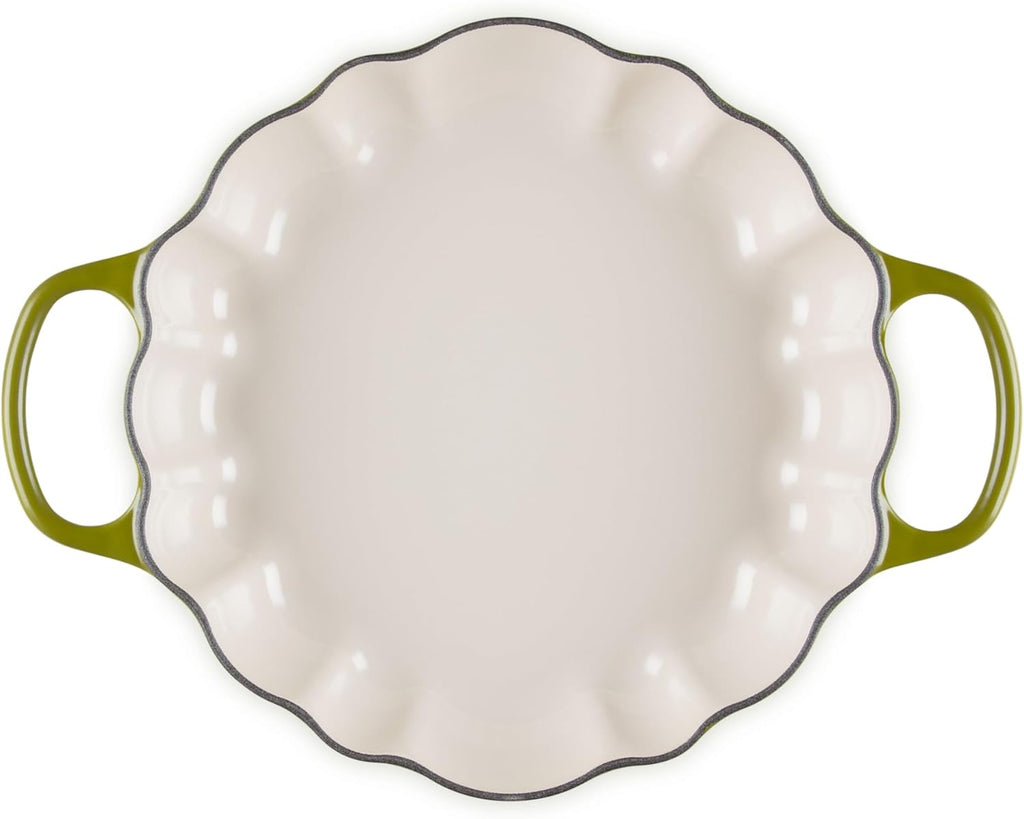 Le Creuset Enameled Cast Iron Signature Pumpkin Braiser, 2.75 qt., Olive