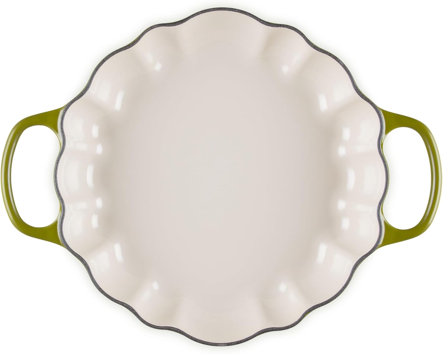 Le Creuset Enameled Cast Iron Signature Pumpkin Braiser, 2.75 qt., Olive