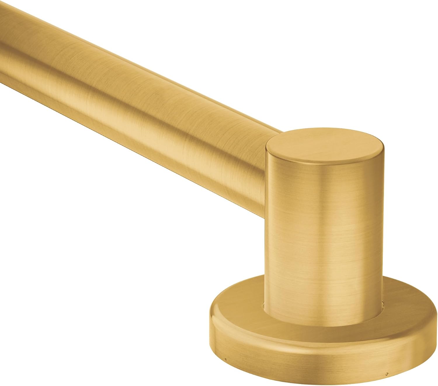 Moen YG0418BG Bathroom Safety 18-Inch Stainless Steel Modern Bathroom Grab Bar, Brushed Gold