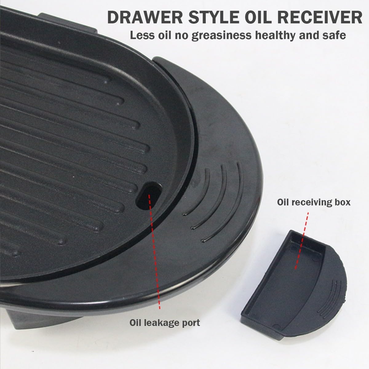 Electric Flat Top Grill, Electric Griddle, Flattop Grills Indoor Safely Washable, Suitable for Frying Grilling Stir Frying(Black,69 * 26 * 14)