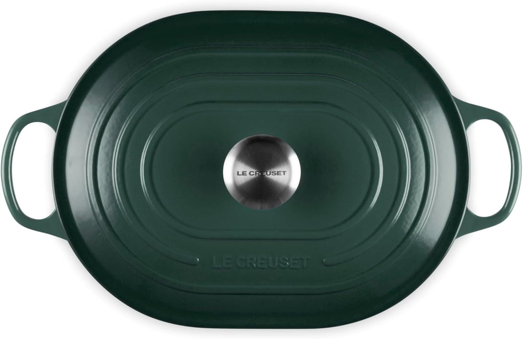 Le Creuset Enameled Cast Iron Signature Oval Casserole with Lid, 3.75 qt., Artichaut