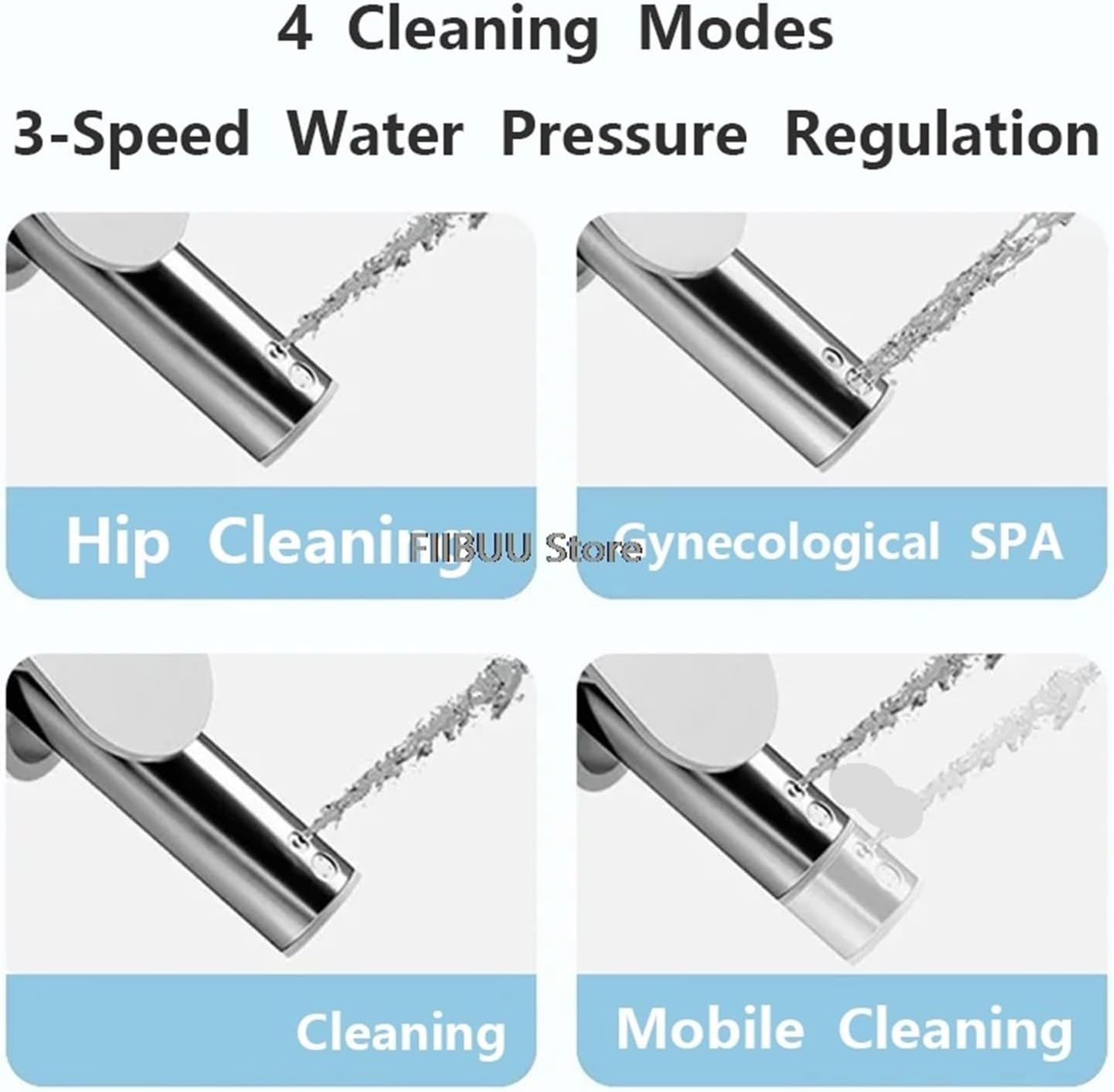 Electric Smart Bidet Toilet Seat with Heated Instant Warm Water Slow Close Elongated Intelligent Cover Lid(Long-510mm,US Plug)