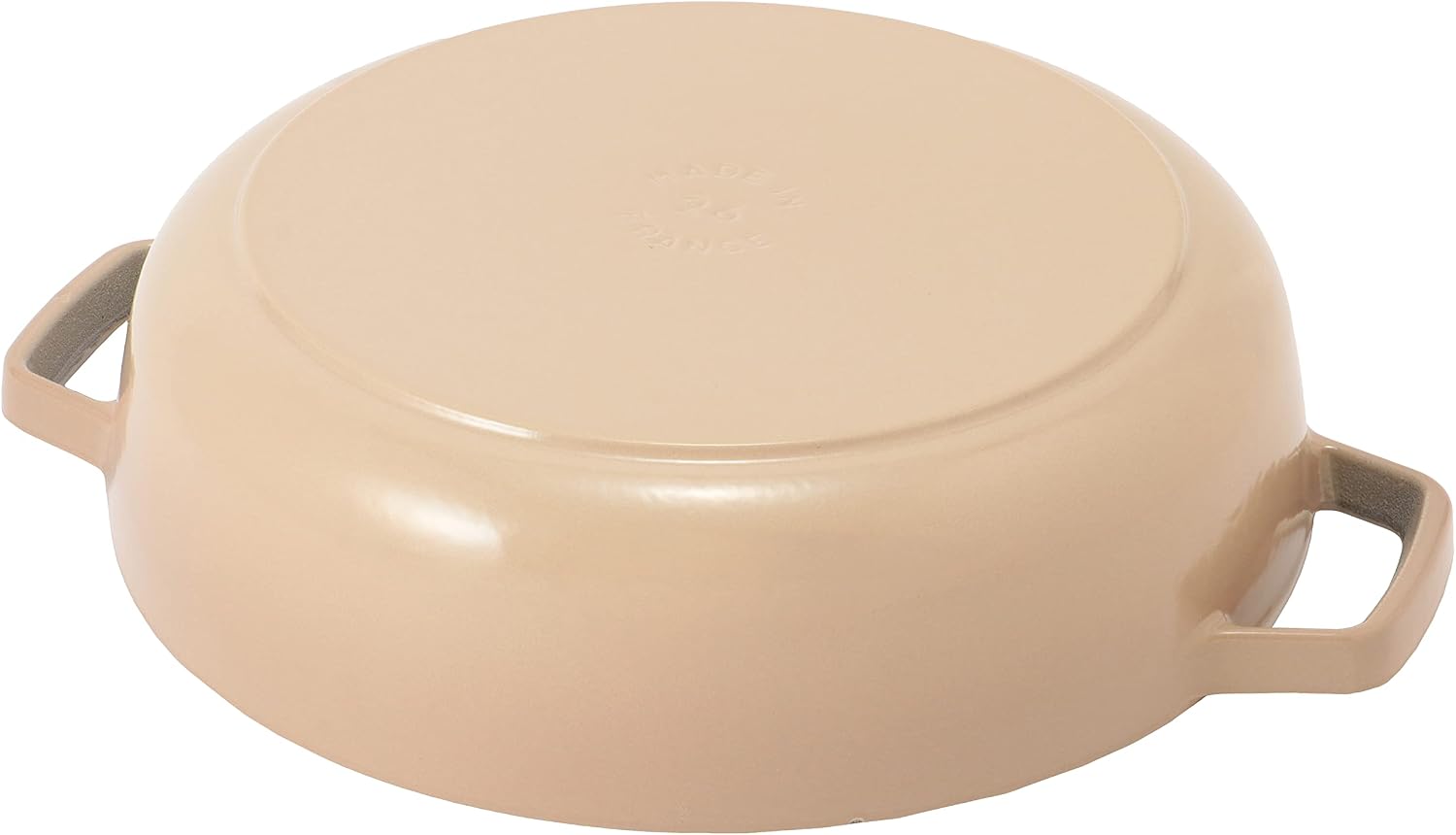 staub Braiser 40508-418 Blazer Saute Pan, 10.2 inches (26 cm), Vintage Knob Specification, Large, Both Hands, Cast Enameled Pot, Shallow Type, Sukiyaki, Induction Compatible