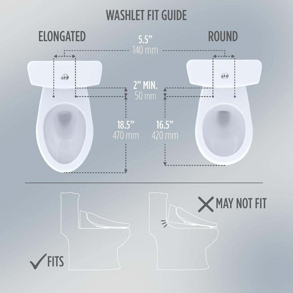 TOTO® WASHLET® S7 Electronic Bidet Toilet Seat with EWATER+® Bowl and Wand Cleaning, Contemporary Lid, Elongated, Sedona Beige - SW4726#12