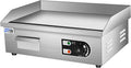 Electric Griddle 22' Commercial Flat Top Grill Countertop Griddle Hot Plate Non-Stick Stainless Steel Teppanyaki Grill for Restaurant Kitchen, 4400W Temperature Control 122-572°F