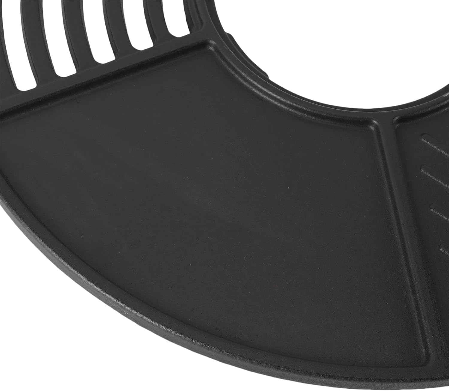 42cm Cast Iron Round Grill Grate, Cooking Grates Griddle Combo Non Stick Charcoal Grill BBQ Pan Plate Replacement for Outdoor Camping Picnics