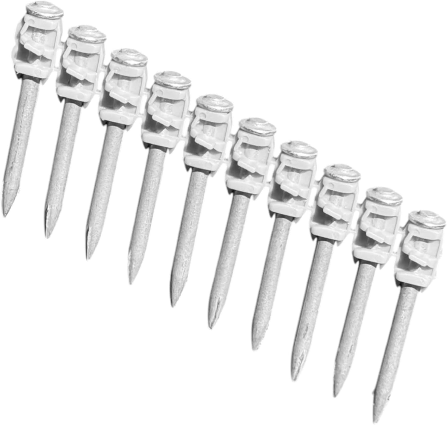 1½″ Concrete Nails Compatible With Hilti BX4 – 1,000 Count Collated Flat Head Shoot-Drive Nails with Hardened Steel Shank – Heavy-Duty Fasteners for Concrete, Masonry & Construction Projects