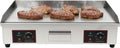 Commercial Electric Flat Top Grill, 29'' Countertop Stainless Steel Electric Griddle, Outdoor Restaurant Cooking Equipment for Steak Egg Meat Frying, 3000W 110V