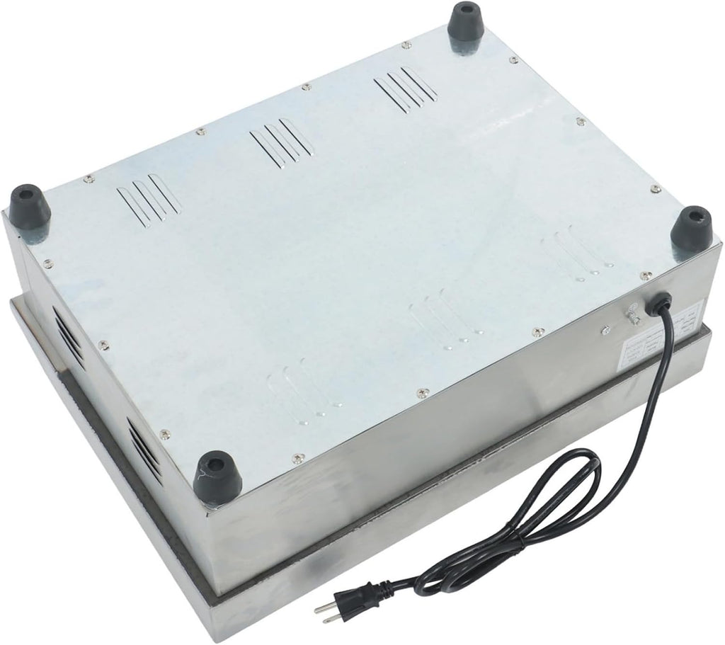 kimllier Commercial Electric Griddle 1600W Countertop Flat Top Grill 22 Inch for Restaurants, Shops and Snack Shops