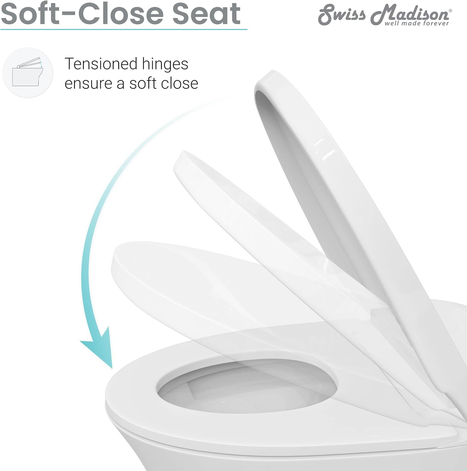 Swiss Madison Hugo Smart Toilet, Touchless Vortex™ Dual-Flush 1.1/1.6 gpf Tankless Toilets for Bathroom