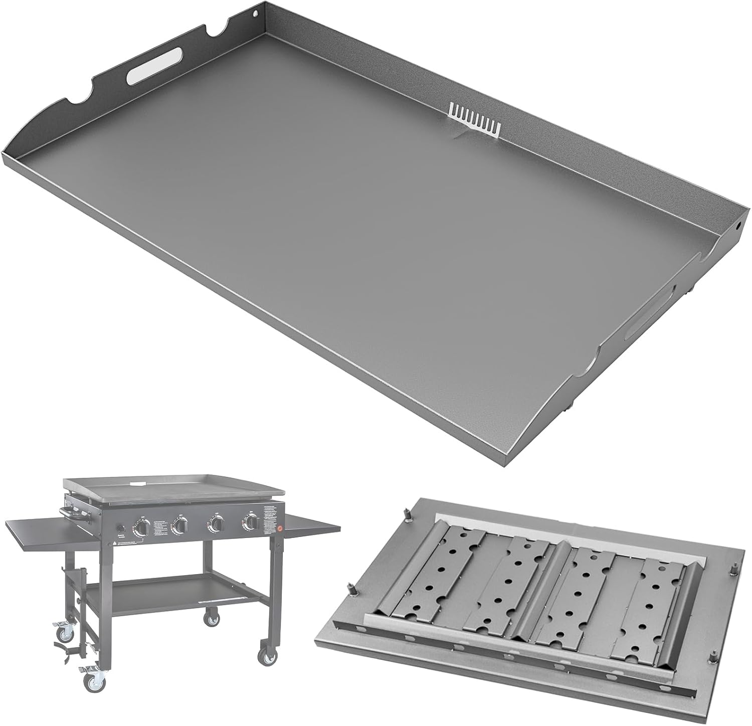 Upgrade Griddle Replacement Top for Blackstone 36 Inch Flat Top Grill 1554 1818 1820 1825 2151, Heavy Duty Steel Flat Top Griddle Replacement for 36' Blackstone