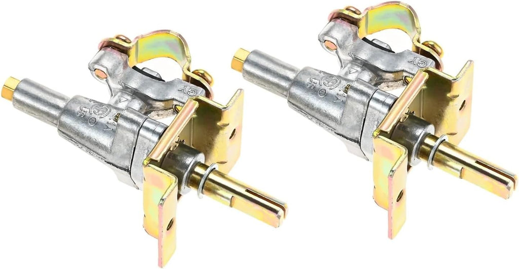 2pcs Griddle Burner Valve Fit For 36 Inch Gas Cooking Station 4 Flat Top Grill Propane 1554 1565