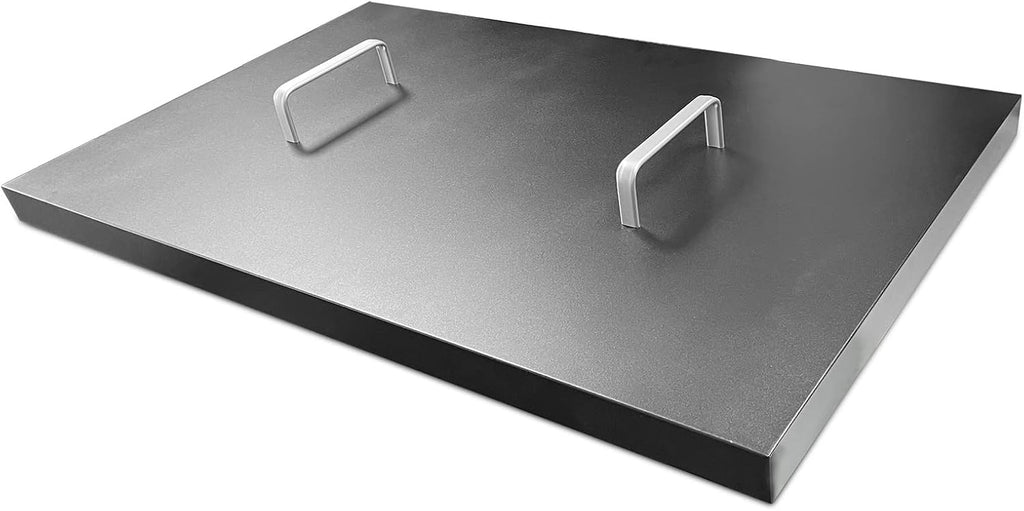 Griddle Lid Hard Cover with Handle for Blackstone 36 Inch, Durable Waterproof Flat Top Lid with Hanging Hooks Fits 36' Front or Rear Grease Griddle Black Stone Grill Cover Outdoor BBQ Accessories