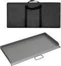 Professional 16x38 in Flat Top Steel Griddle for Camp Chef GB90D, TB90LW,Fry Griddle Accessories for Camp Chef 3 Burner Propane Stove Grill, 1 Carry Bag