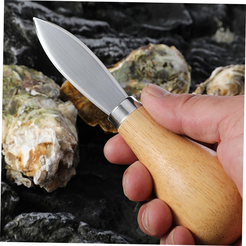 Oyster Scallops Oyster Shells Gadget Tools Shellfish Opener Seafood Tool Oyster Tool Metal Scallop Opener Oysters Shucking Supply Kitchen Essentials Necessity