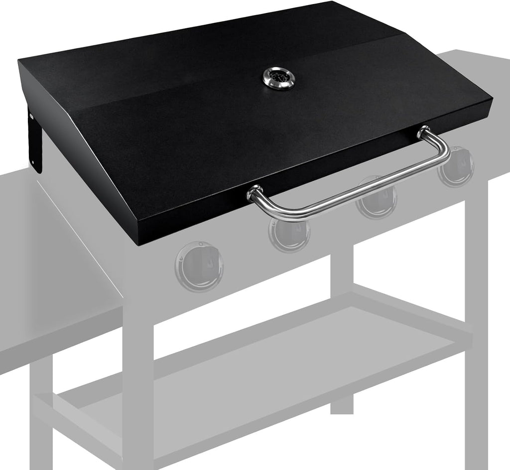 Hinged Lid For 36 Inch Blackstone Griddle Top, Blackstone 1554, 1825, 1863, 2149, 1866, 2151, 1899, 1565, 1836, 1841, 2122 Grill Cover with Thermometer, 36in Blackstone Griddle Lid Hard Cover.
