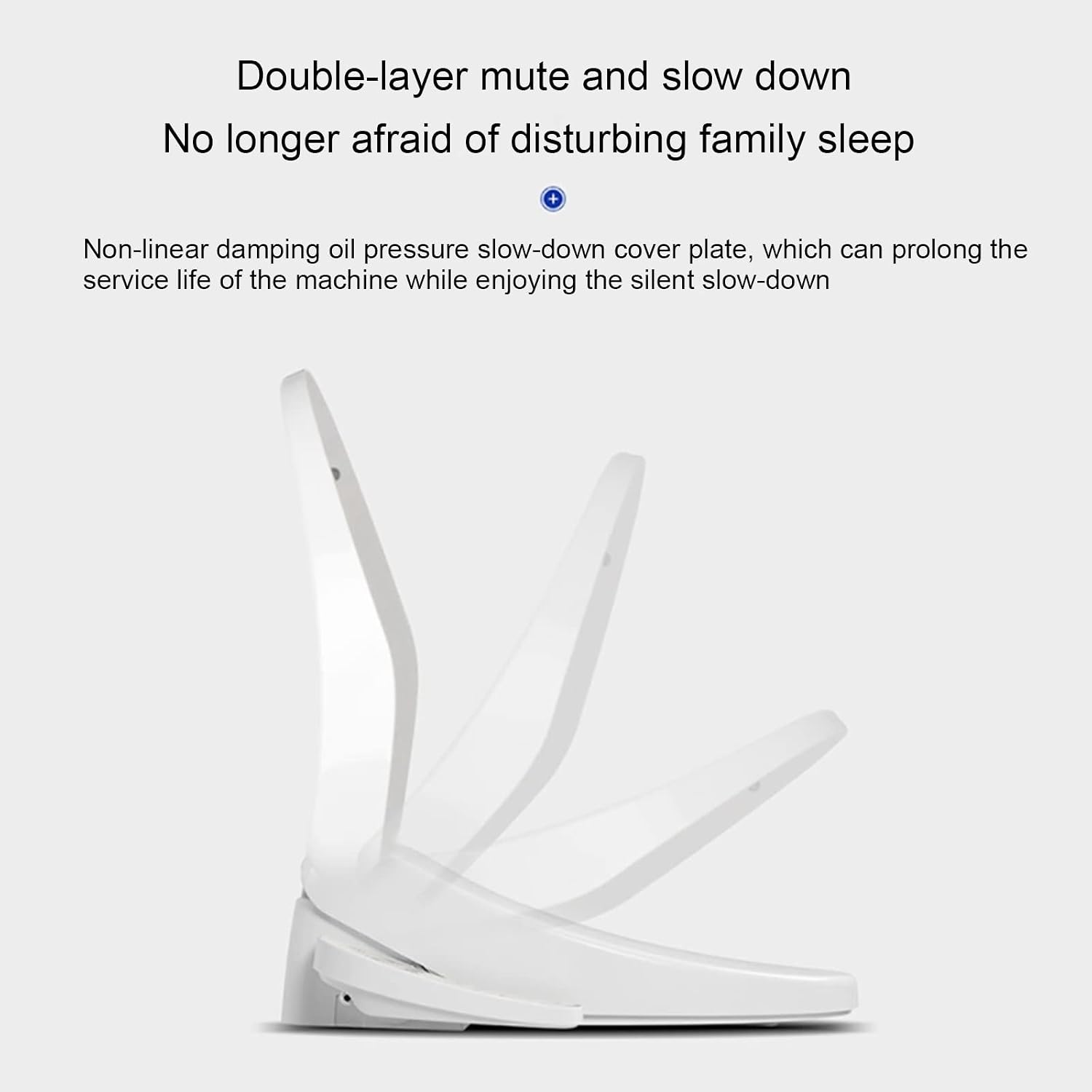 Electronic Bidet Toilet Seat Elongated Smart Heated Toilet Seat, Temperature Controlled Wash, Warm Air Dryer, Smart Touch Panel, Adjustable Warm Water Function, LON004MKJ