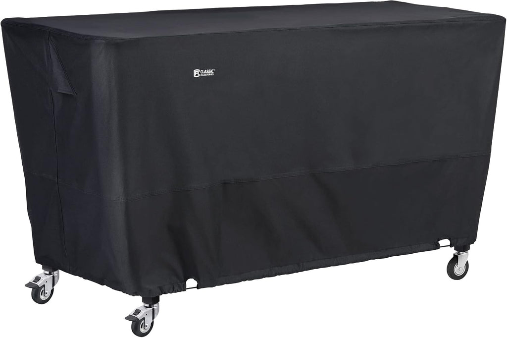 Royal Gourmet GD401 Portable Propane Gas Grill and Griddle Combo with Side Table & Classic Accessories,55-992-040401-EC, Water-Resistant 63 Inch Flat Top Griddle Cover,Black,Large
