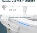 Non-electrical Smart Toilet Seat ABS Bidet with Self-cleaning Nozzle