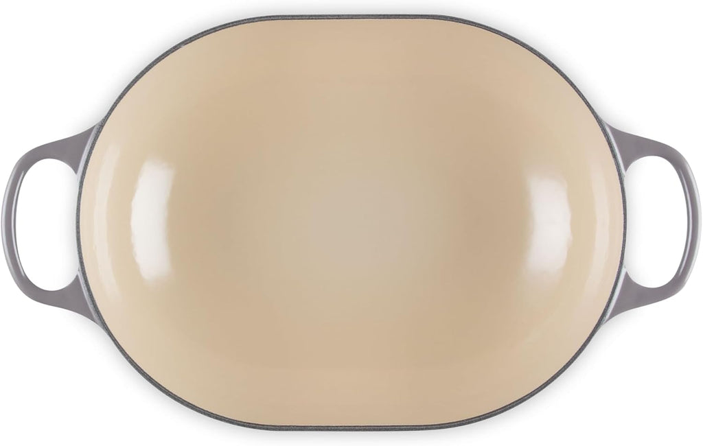Le Creuset Enameled Cast Iron Signature Oval Casserole, 3.75 qt., Oyster