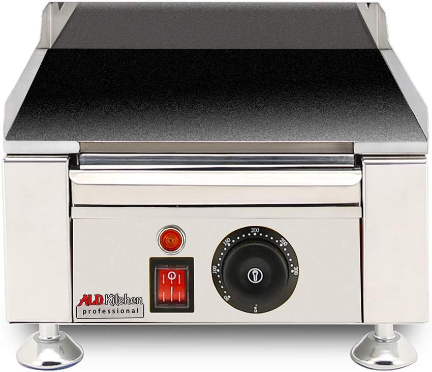 ALDKitchen Flat Top Griddle | Electric Griddle Grill (Small (Nonstick))