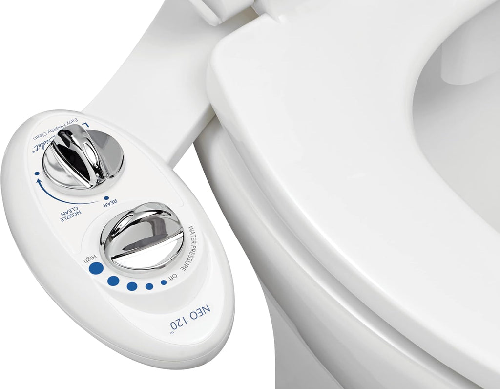 TOTO SW3036R#01 WASHLET K300 Electronic Bidet Toilet Seat & LUXE Bidet NEO 120 - Self-Cleaning Nozzle