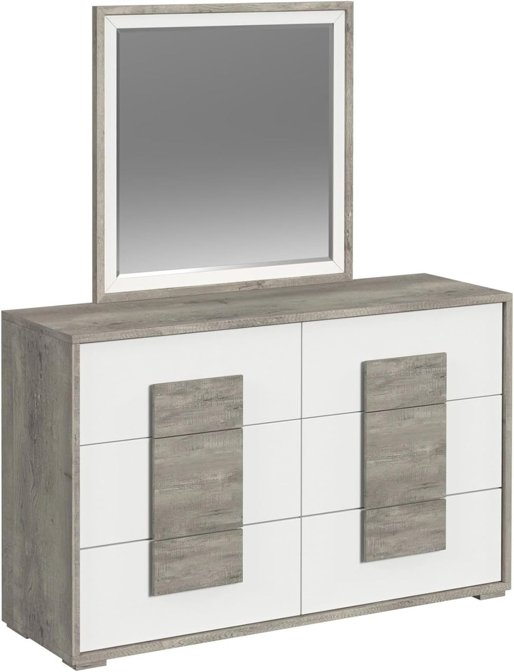 Picket House Vega Queen 5PC Bedroom Set with LED in Dual Tone
