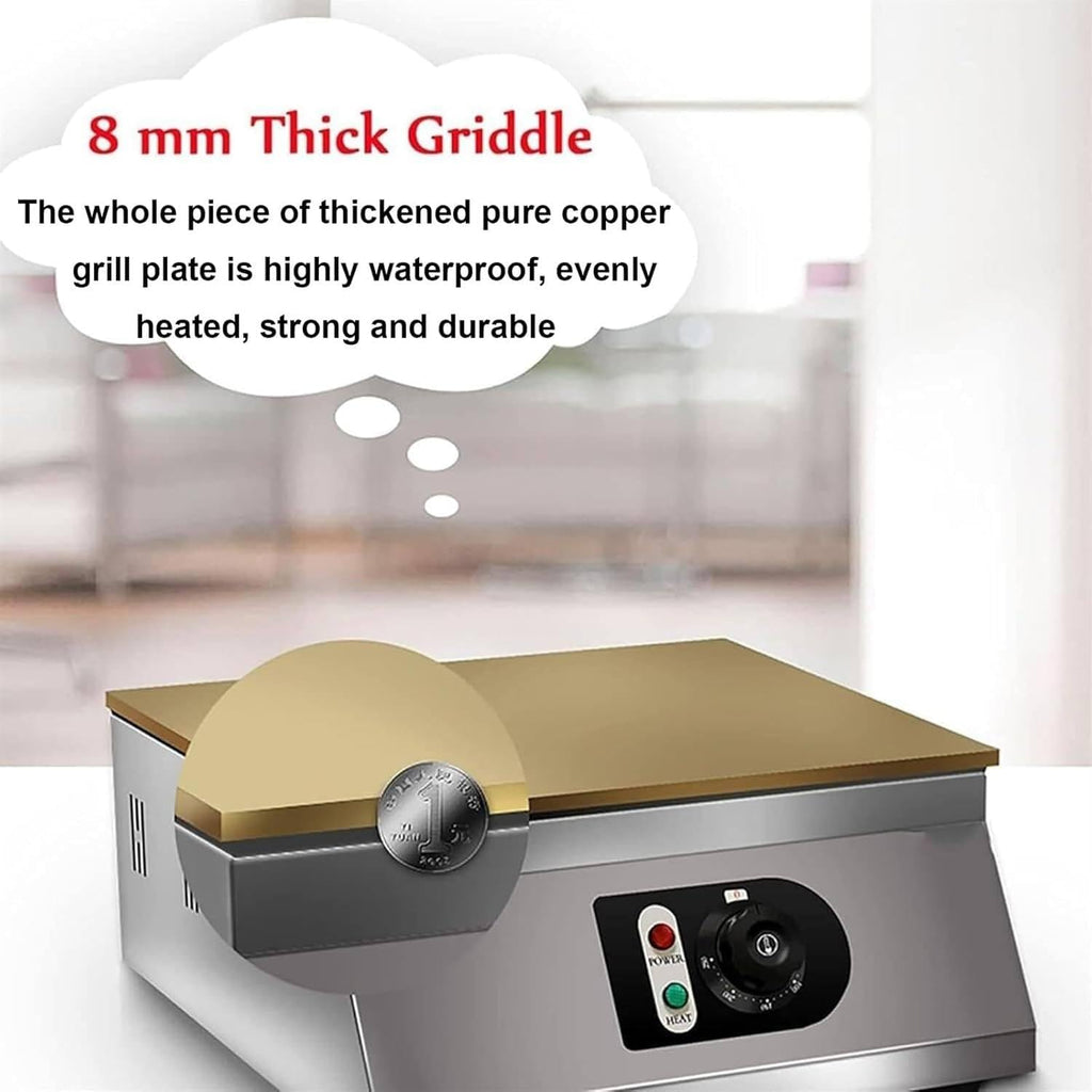 Electric Griddle,Commercial Electric Souffle Machine,Dorayaki Pancake Souffle Maker Machine,Temperature Range: 50-250℃