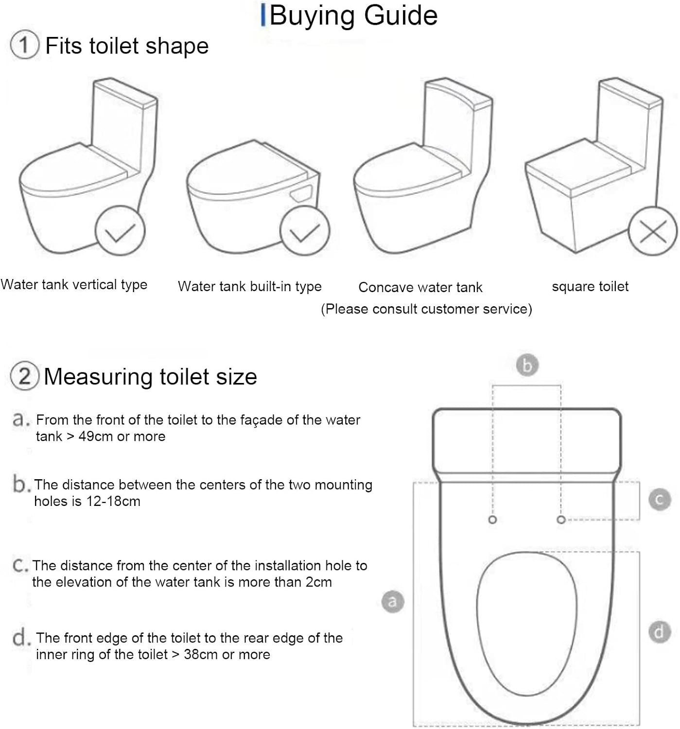 Electronic Bidet Toilet Seat Elongated Smart Heated Toilet Seat, Temperature Controlled Wash, Warm Air Dryer, Smart Touch Panel, Adjustable Warm Water Function, LON006MKJ