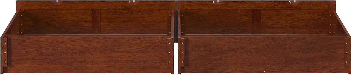 AFI, Bed Drawer Set of 2 Twin/Full, Walnut