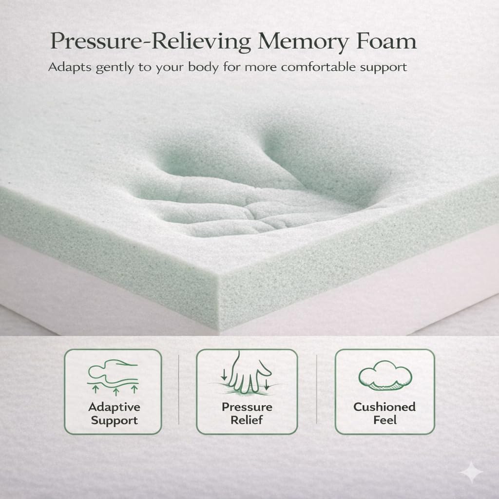 AbyssZen Made in USA 10' Bamboo Memory Foam Mattress with Queen Adjustable Bed Base Set – CertiPUR-US Certified Mattress, Quiet Dual Motors, Zero Gravity, Anti-Snore, Easy Assembly