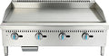 48''Commercial Countertop Natural Gas Griddle,Countertop Griddle,Flat-Top Grill,Gas Hot Plate,Stainless Steel Grill,4x30,000BTU,4 Burners,Natural Gas Range with Propane Conversion Kit,Restaurants