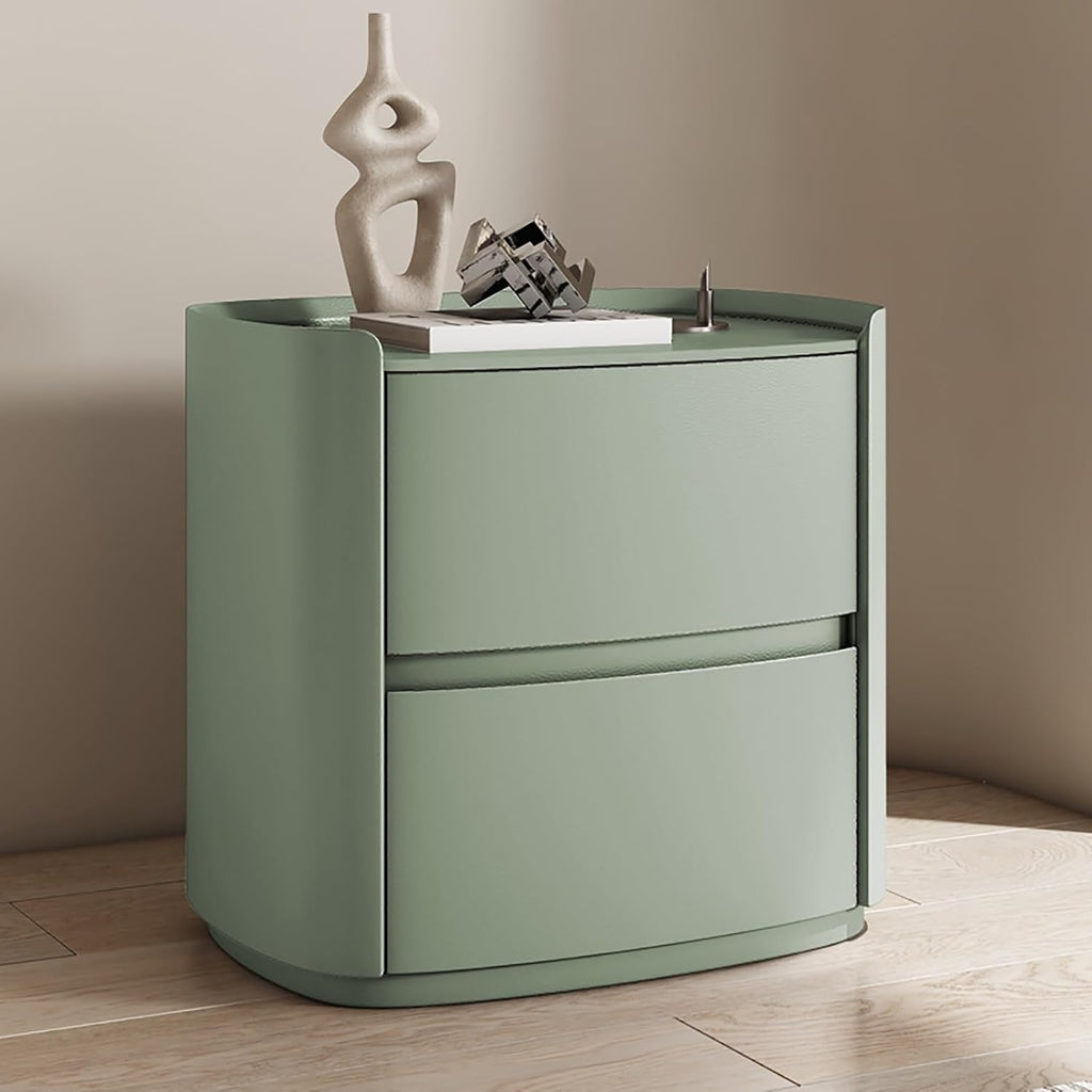 Modern minimalist bedroom solid wood bedside table with storage drawers, drawer storage cabinet, bedroom chest of drawers, wooden bedside table, white bedside table, storage side table ( Color : Avoca