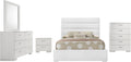 Coaster Home Furnishings Felicity 5-Piece Full Bedroom Set White High Gloss 203511F-S5