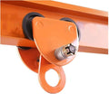 Push Beam Hand Truck,Steel Manual Hand Truck,1-3 Ton Capacity (2200-6600 Lbs), Adjustable Flange Width 2.5' To 5.5',Suitable For Straight And Curved I-Beams(1ton/2200lbs)