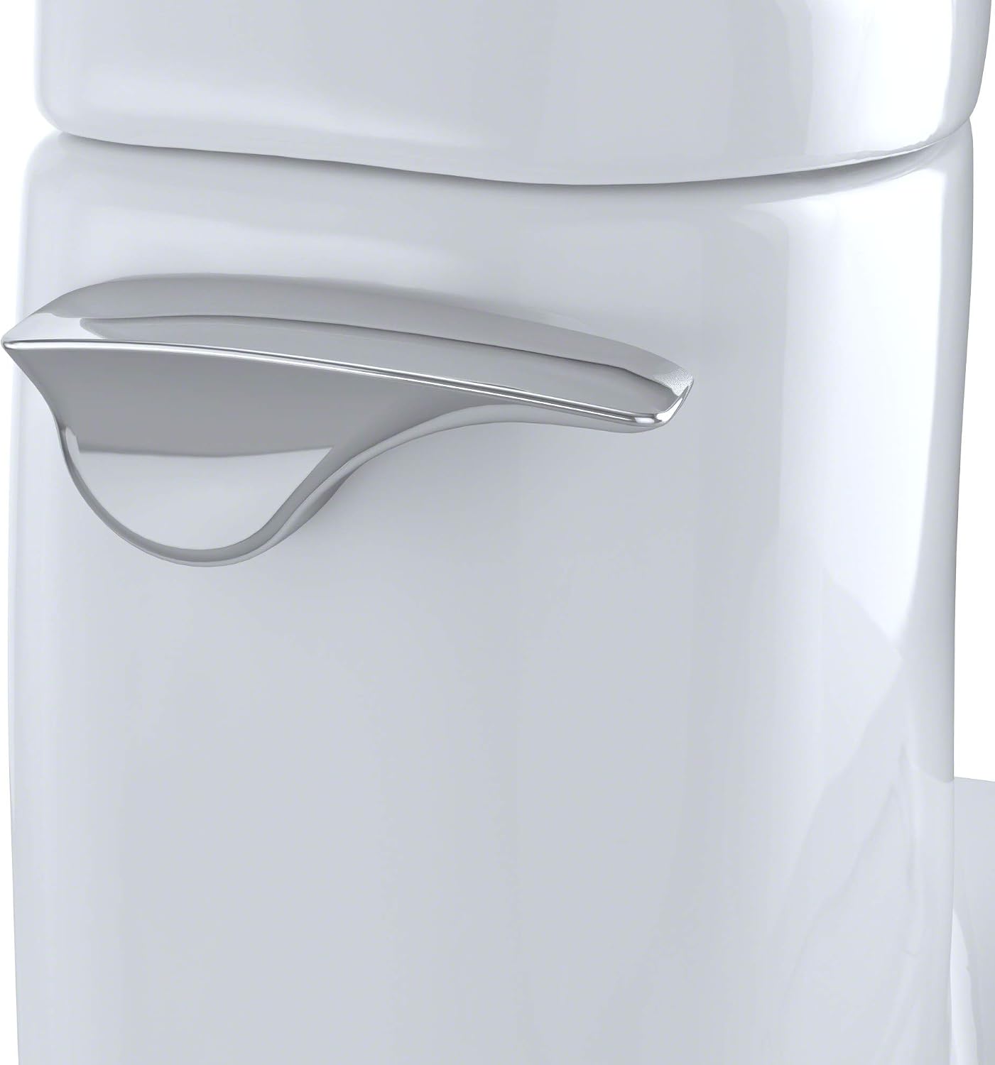 TOTO® WASHLET+® Carlyle® II 1G® One-Piece Elongated 1.0 GPF Toilet and WASHLET+® C2 Bidet Seat, Cotton White - MW6143074CUFG#01