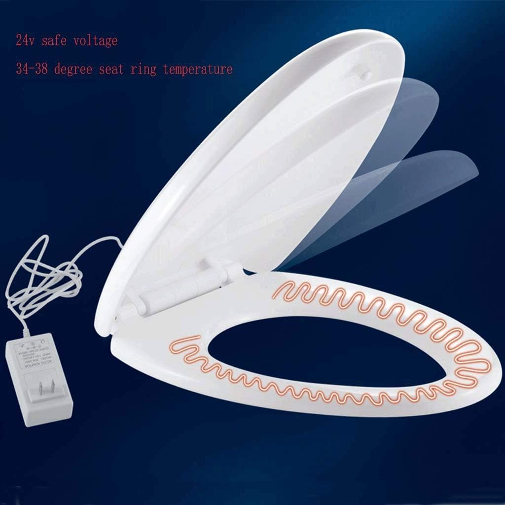 Toilet lid-Toilet Seat, Elongated Advanced Bidet, Soft Closed, Easy Installation