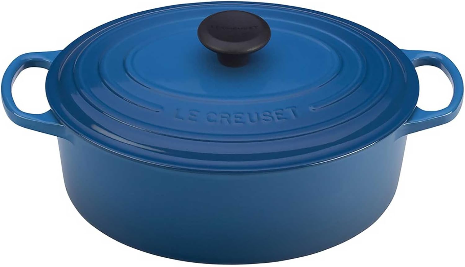Le Creuset Enameled Cast Iron Signature Oval Dutch Oven, 5 qt, Marseille
