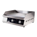 ETG-24 Commercial Electric Countertop Griddle, Flat Top Grill with 24' x 15.5' Cooking Surface, 1/2' Steel Plate, Thermostatic Controls, Removable Grease Pan, Stainless Steel