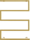 Swiss Madison Voltaire 5-Bar Electric Towel Warmer Heated Towel Racks for Bathroom in Brushed Gold