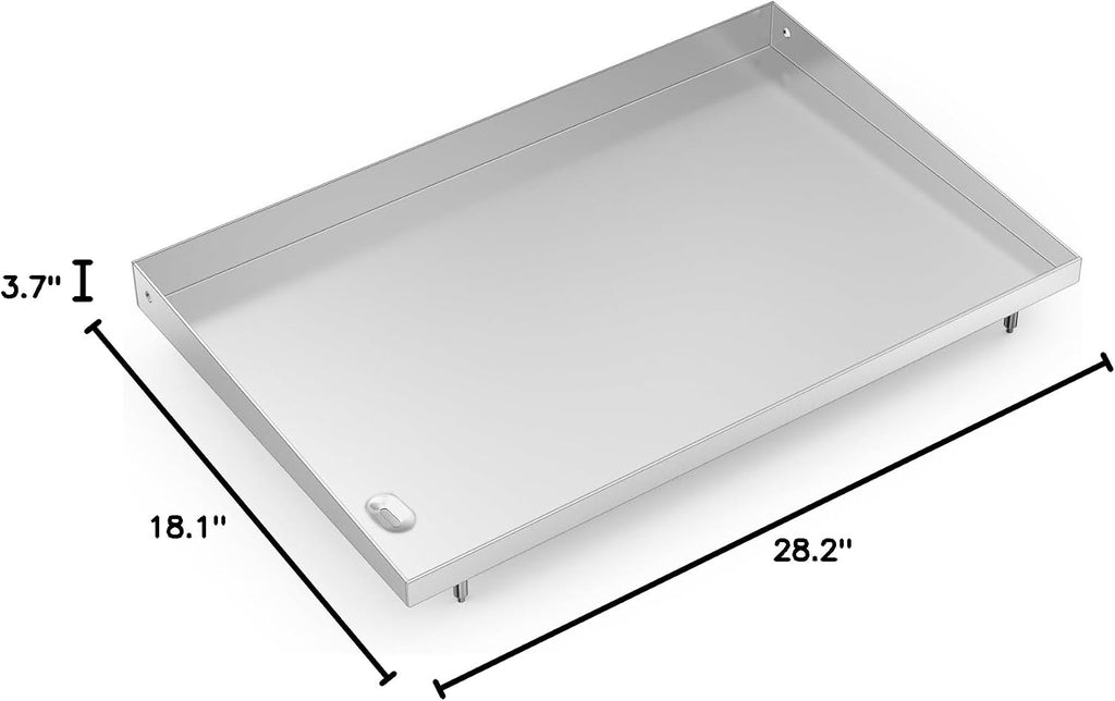 Stanbroil Flat Top Griddle for Weber 28' 3 Burner Gas Griddle 43310201/1501005, Stainless Steel