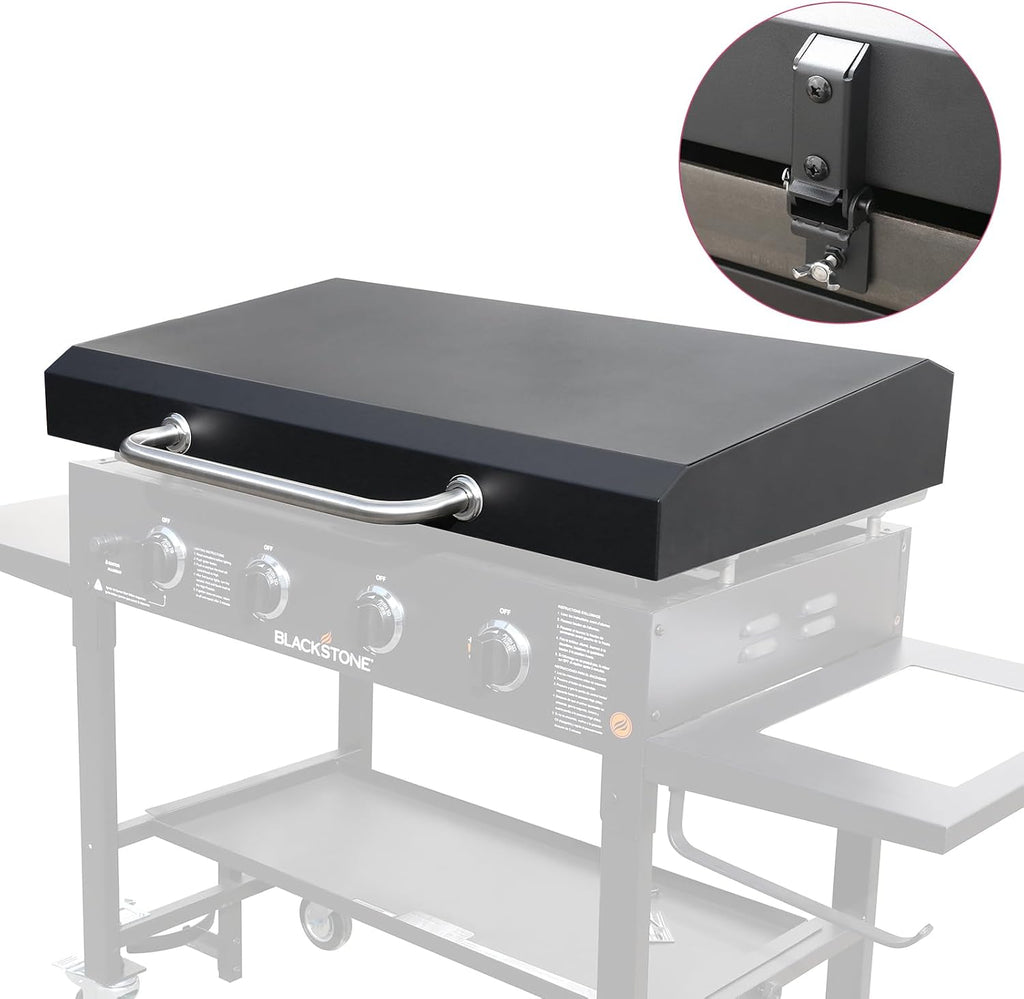 Griddle Lid Back-hinged Design for 36' Blackstone Griddle, Nexgrill, Member Mark Griddle and Other 36'' griddles, Hard Cover Hood with Handle for 36 Inch Blackstone Table Top Griddles