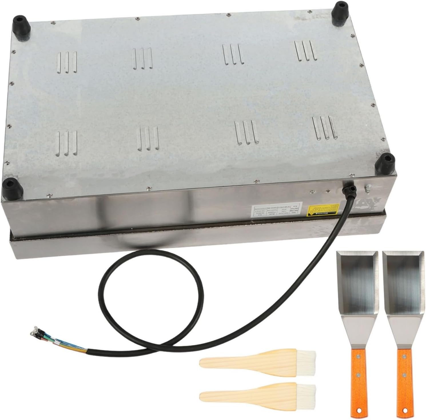kimllier Commercial Electric Griddle 3000W Countertop Half Flat Top Grill 30 Inch for Restaurants, Shops and Snack Shops