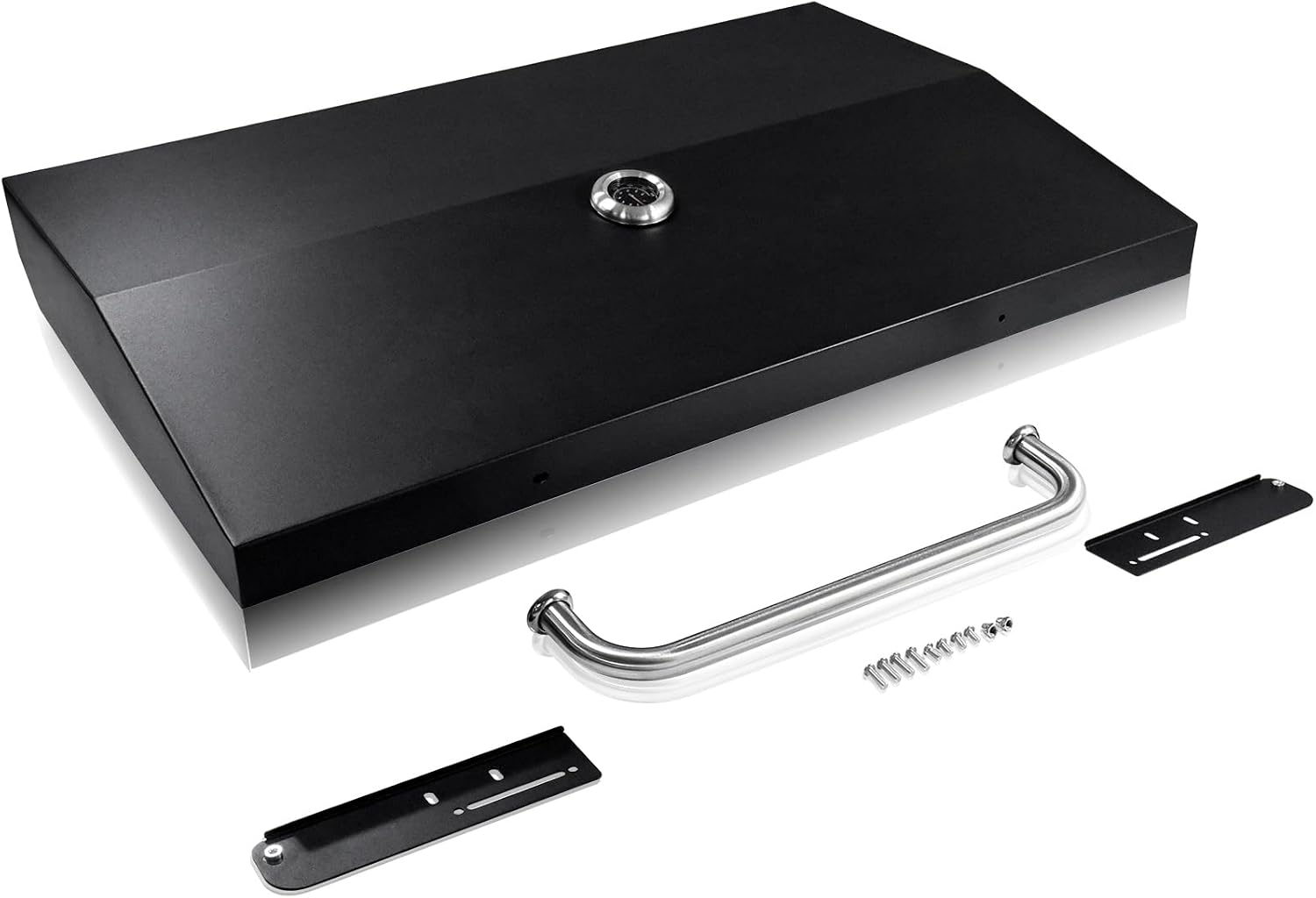Hinged Lid For 36 Inch Blackstone Griddle Top, Blackstone 1554, 1825, 1863, 2149, 1866, 2151, 1899, 1565, 1836, 1841, 2122 Grill Cover with Thermometer, 36in Blackstone Griddle Lid Hard Cover.