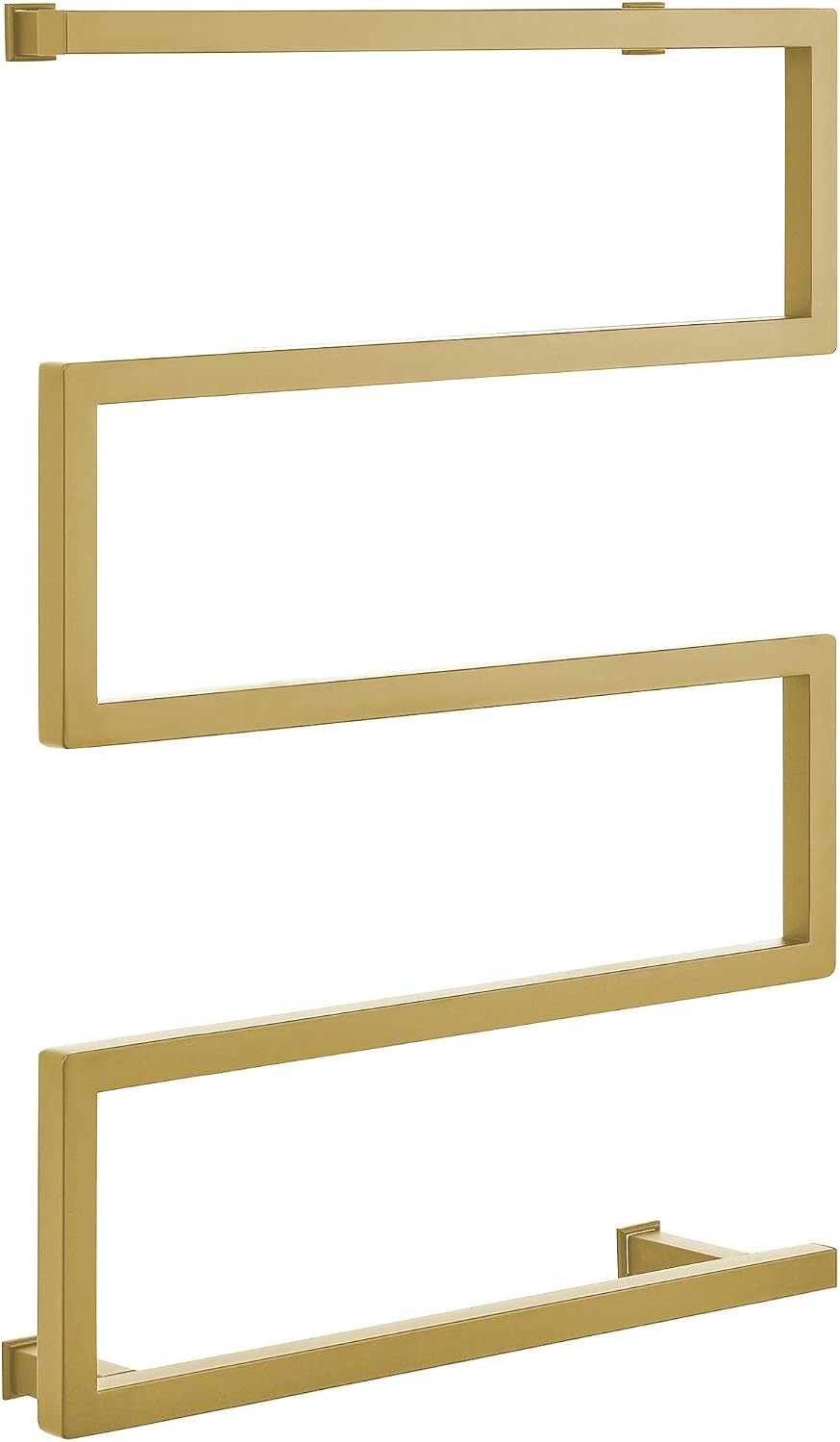 Swiss Madison Voltaire 5-Bar Electric Towel Warmer Heated Towel Racks for Bathroom in Brushed Gold