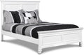 New Classic Furniture Tamarack Wood Queen Bed, White