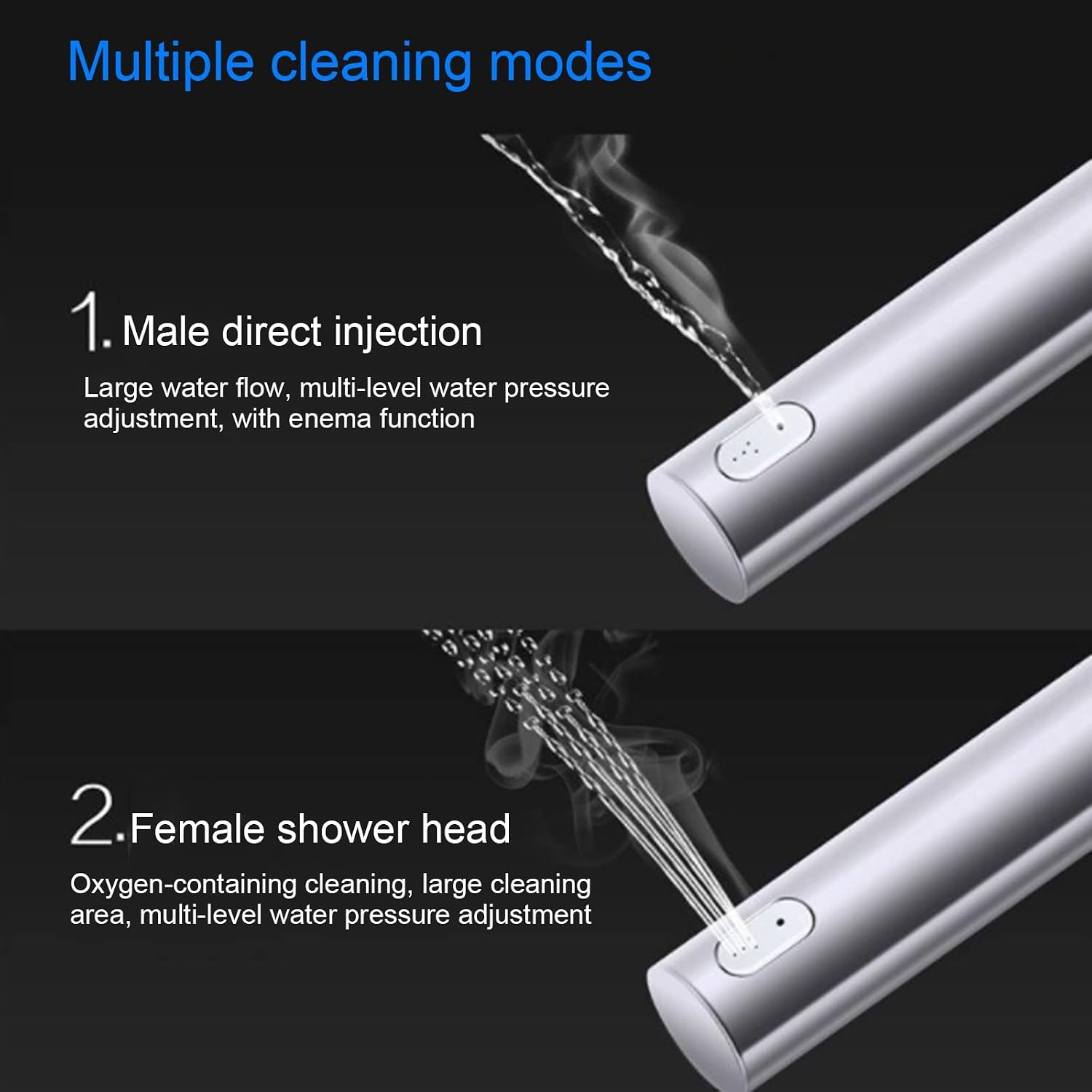 Electronic Bidet Toilet Seat Elongated Smart Heated Toilet Seat, Temperature Controlled Wash, Warm Air Dryer, Smart Touch Panel, Adjustable Warm Water Function, LON007MKJ