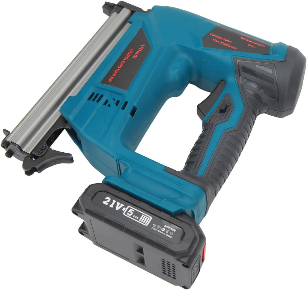 Garosa Electric Brad Nailer 100 Nail Capacity Electric Nail Gun for 422J 419J 416J 413J 410J Nail Battery Powered for Home Upholstery Woodworking DIY Project (US Plug 100‑220V)