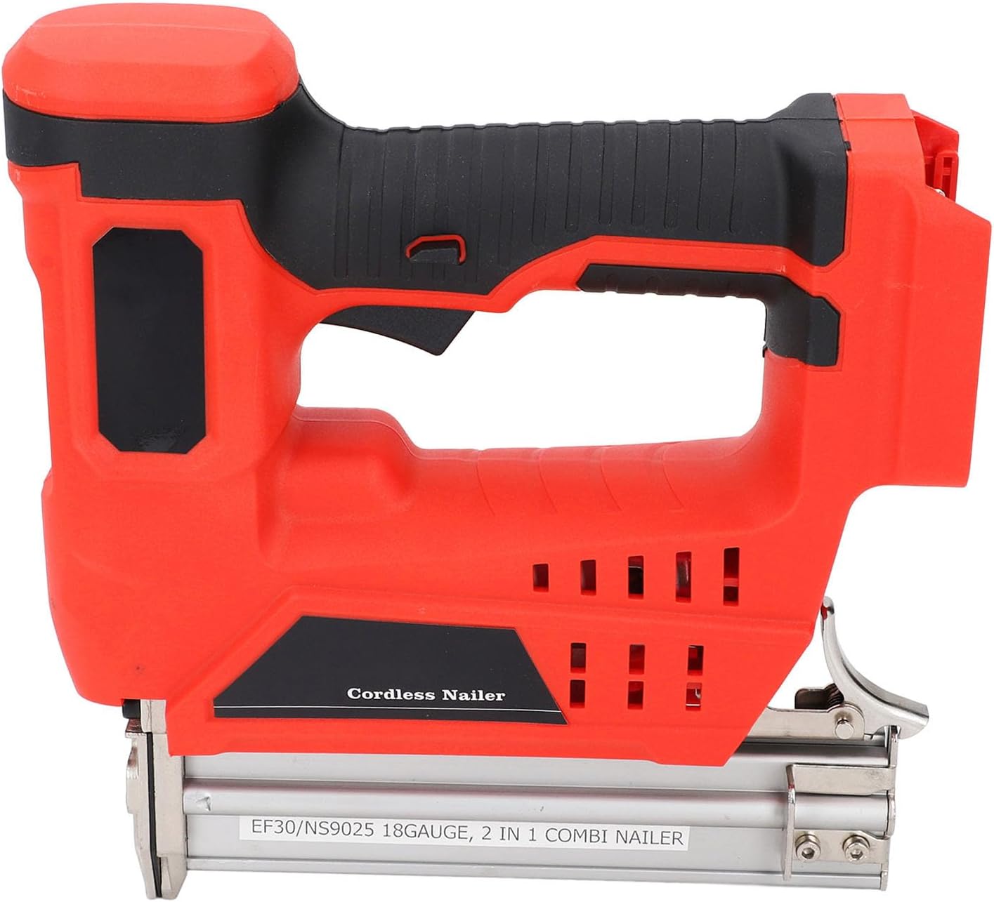Cordless Brad Nailer Battery Powered 2 In 1 Multifunctional Electric Nail Gun With Storage Box For Woodworking Upholstery Installation Handcraft Projects PVC Aluminum Alloy